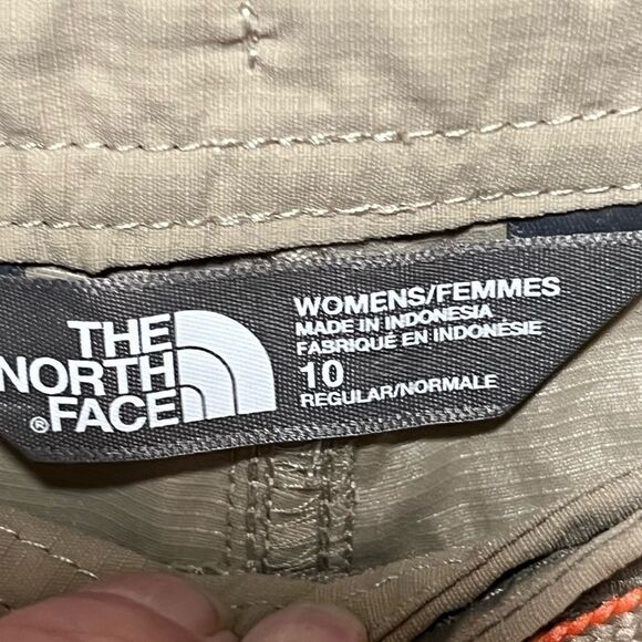 New The North Face Horizon 2 Convertible Hiking Pant Dune Beige Womens Sz 10 - Picture 7 of 7